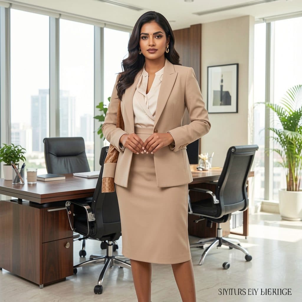 Executive Elegance Skirt Suit
